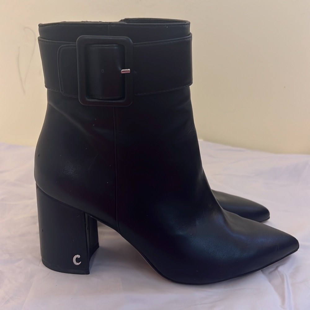Circus by Sam Edelman Black Pointed Toe Ankle Boots size 8